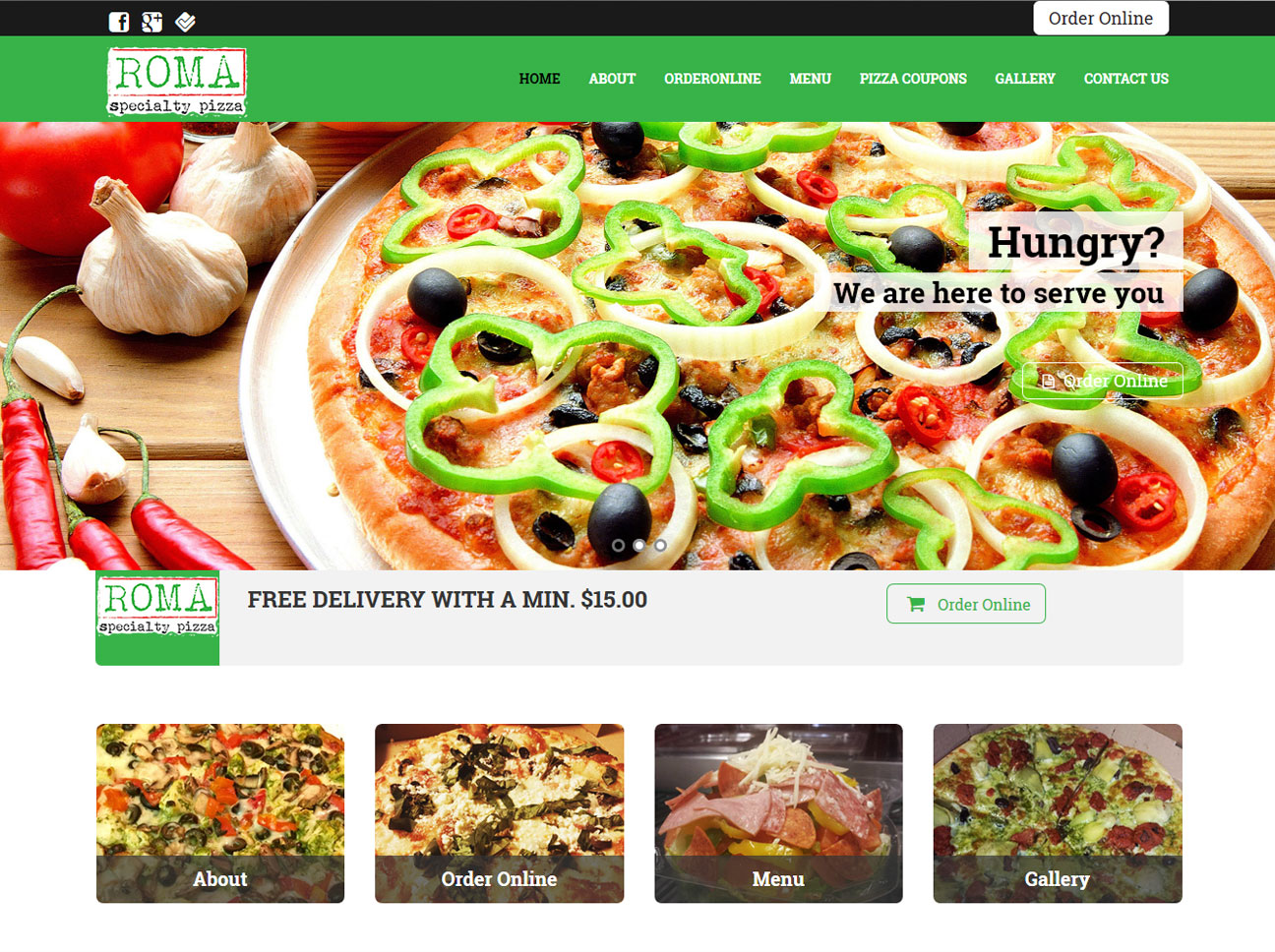 Roma Specialty Pizza